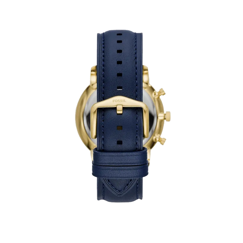 Fossil Neutra Chronograph Blue Dial Blue Leather Strap Watch for Men - FS5790 Buy Now By Fossil