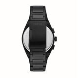 Fossil Everett Chronograph Black Dial Black Steel Strap Watch for Men - FS5797 Buy Now By Fossil
