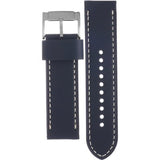 Fossil Nate Chronograph White Dial Blue Leather Strap Watch for Men - JR1480 Buy Now By Fossil
