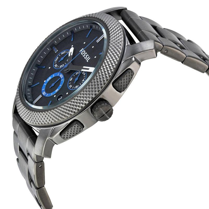 Fossil Machine Chronograph Brown Dial Grey Steel Strap Watch for Men - FS4931 Buy Now By Fossil