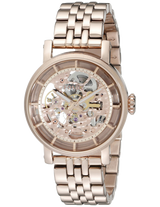 Fossil Boyfriend Automatic Skeleton Rose Gold Dial Rose Gold Steel Strap Watch for Women - ME3065 Buy Now By Fossil