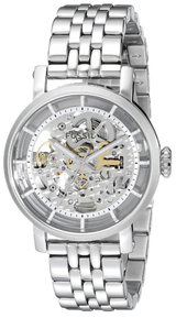 Fossil Boyfriend Automatic Skeleton Silver Dial Silver Steel Strap Watch for Women - ME3067 Buy Now By Fossil
