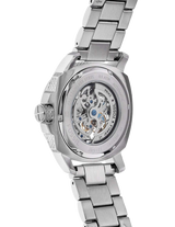 Fossil Modern Machine Automatic Silver Dial Silver Steel Strap Watch for Men - ME3081 Buy Now By Fossil
