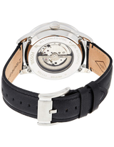 Fossil Townsman Automatic White Dial Black Leather Strap Watch for Men - ME3104 Buy Now By Fossil
