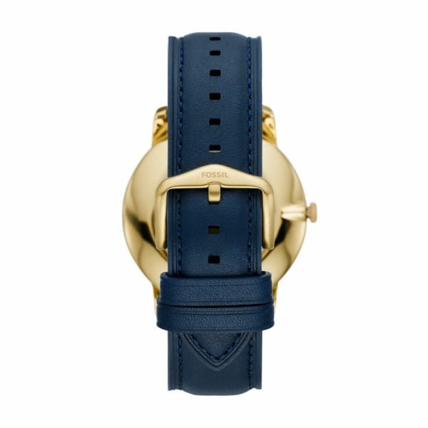 Fossil Neutra Chronograph Blue Dial Blue Leather Strap Watch for Men - FS5790 Buy Now By Fossil