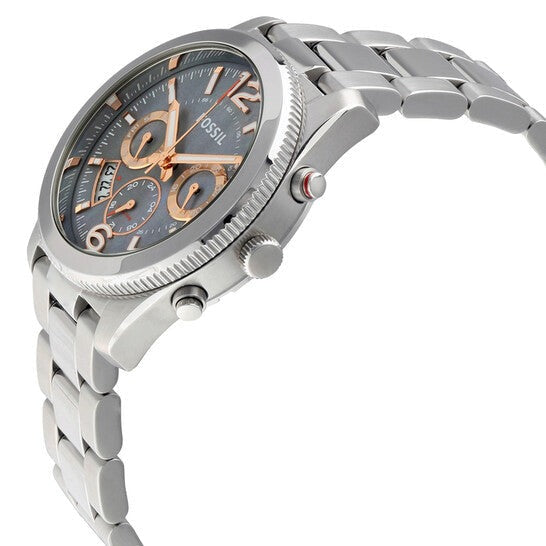 Fossil Perfect Boyfriend Mother of Pearl Blue Dial Silver Steel Strap Watch for Women - ES3880 Buy Now By Fossil