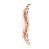 Fossil Jacqueline Rose Gold Dial Rose Gold Steel Strap Watch for Women - ES3970 Buy Now By Fossil