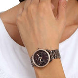 Fossil Tailor Analog Brown Dial Brown Steel Strap Watch for Women - ES4258 Buy Now By Fossil