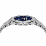 Shop Salvatore Ferragamo F-80 Classic Black Dial Silver Steel Strap Watch for Men - SFDT02423 in USA