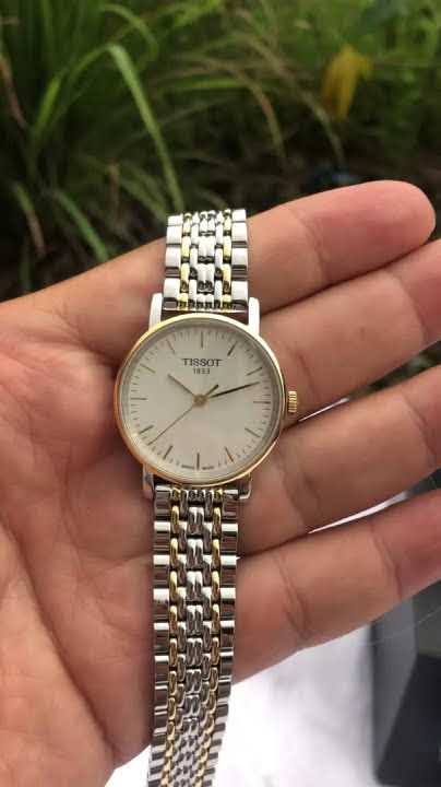 Tissot T Classic Everytime Small White Dial Two Tone Mesh Bracelet Watch For Women - T109.210.22.031.00 Buy Now By Tissot