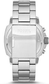 Fossil Modern Machine Black Dial Silver Steel Strap Watch for Men - FS4926 Buy Now By Fossil