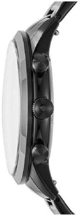 Fossil Townsman Chronograph Black Dial Black Steel Strap Watch for Men - FS5379 Buy Now By Fossil