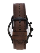 Fossil Townsman Chronograph Black Dial Brown Leather Strap Watch for Men - FS5437 Buy Now By Fossil