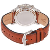 Fossil Neutra Chronograph Blue Dial Brown Leather Strap Watch for Men - FS5453 Buy Now By Fossil