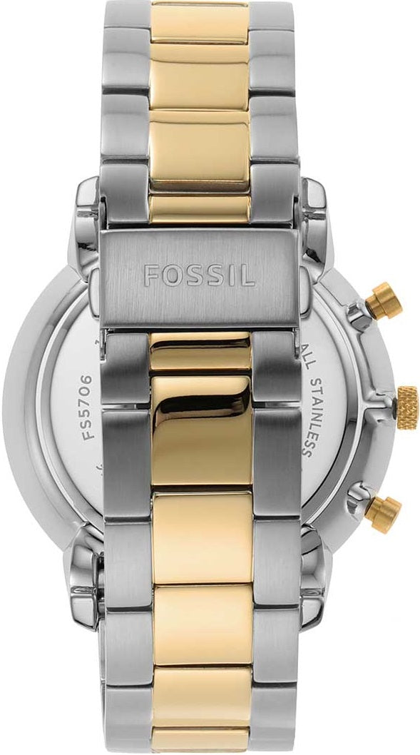 Fossil Neutra Chronograph Blue Dial Two Tone Steel Strap Watch for Men - FS5706 Buy Now By Fossil