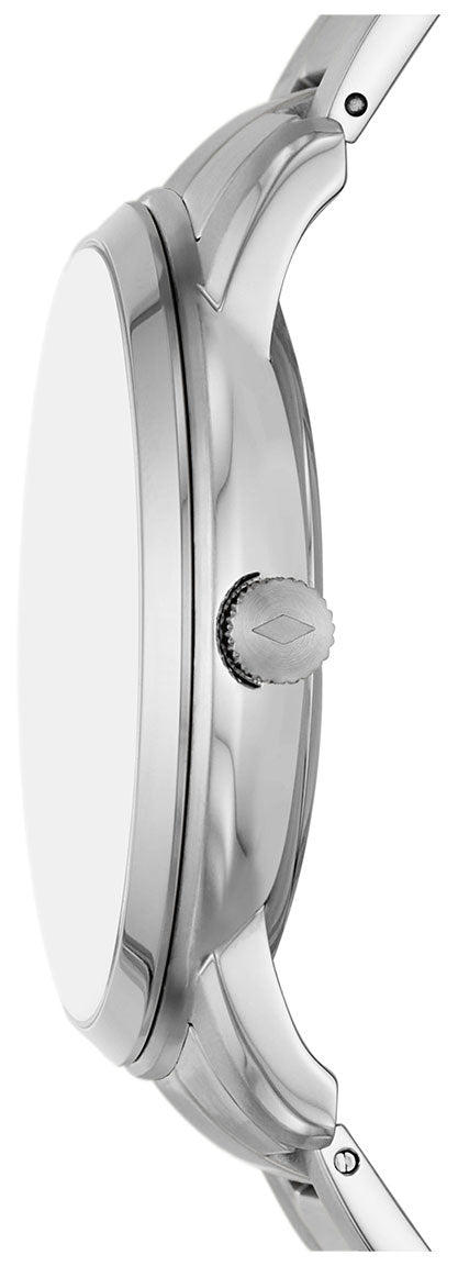 Fossil Neutra Minimalist Moonphase Blue Dial Silver Steel Strap Watch for Men - FS5907 Buy Now By Fossil