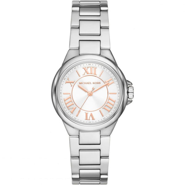 Michael Kors Camille Three Hand Silver Dial Silver Steel Strap Watch For Women - MK7259 Buy Now By Michael Kors