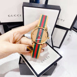 Gucci G Timeless Quartz Brown Dial Brown Leather Strap Unisex Watch - YA1264077 Buy Now By Gucci