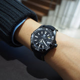 Tag Heuer Aquaracer Calibre 5 Automatic Black Dial Black Nylon Strap Watch for Men - WAY218A.FC6362