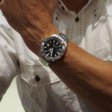 Shop Tag Heuer Aquaracer Automatic Caliber 5 Black Dial Silver Steel Strap Watch for Men - WBD2110.BA0928 in USA