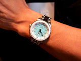 Breitling Superocean Automatic 36 Turquoise Dial Silver Steel Strap Watch for Men - A17377211C1A1 Buy Now By Breitling