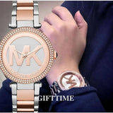 Michael Kors Parker Gold Dial Two Tone Steel Strap Watch for Women - MK6314 Buy Now By Michael Kors