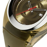 Shop Gucci Sync XXL Quartz Brown Dial Brown Leather Strap Watch For Men - YA137106 in USA