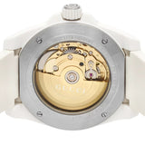 Shop Gucci Dive Automatic Transparent Dial White Rubber Strap Watch For Men - YA136343 in USA