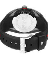 Shop Gucci Sync XXL Quartz Black Dial Black Rubber Strap Watch For Men - YA137101 in USA