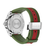 Gucci Dive Automatic Black Dial Two Tone Rubber Strap Watch for Men - YA136349 Buy Now By Gucci