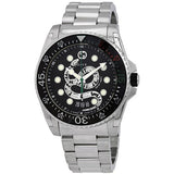Shop Gucci Dive Snake Black Dial Silver Steel Strap Watch For Men - YA136218 in USA