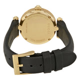 Shop Gucci Diamantissima Mother of Pearl Dial Black Leather Strap Watch For Women - YA141505 in USA