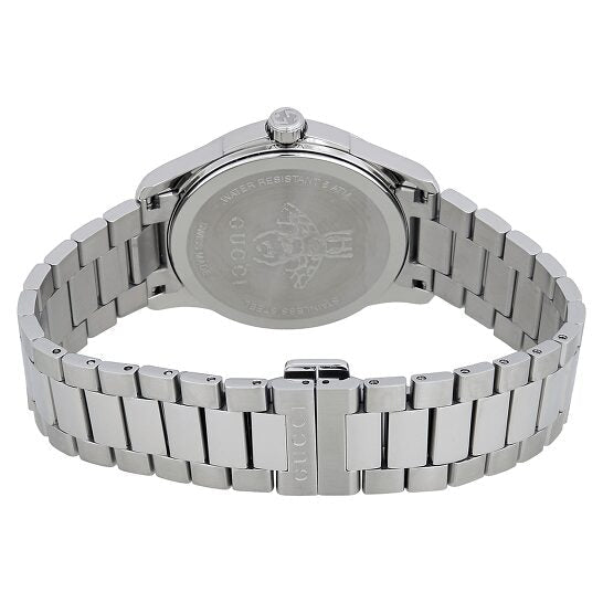 Gucci G Timeless Black Dial Silver Steel Strap Watch For Women - YA1264029A Buy Now By Gucci
