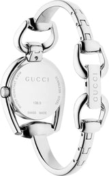 Gucci Horsebit Collection Diamonds Mother of Pearl Dial Silver Steel Strap Watch For Women - YA139505 Buy Now By Gucci