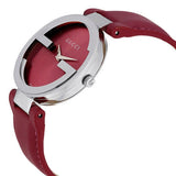 Gucci Interlocking G Quartz Pink Dial Pink Leather Strap Watch For Women - YA133321 Buy Now By Gucci