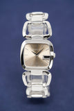 Gucci G Gucci Brown Dial Silver Steel Strap Watch For Women - YA125507