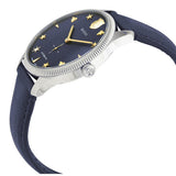 Shop Gucci G Timeless Automatic Blue Dial Black Leather Strap Watch For Men - YA126347 in USA