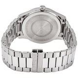 Gucci G Timeless Diamonds Black Dial Silver Steel Strap Watch For Women - YA1264125