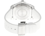 Shop Gucci Dive Quartz White Dial White Rubber Strap Watch For Men - YA136330 in USA