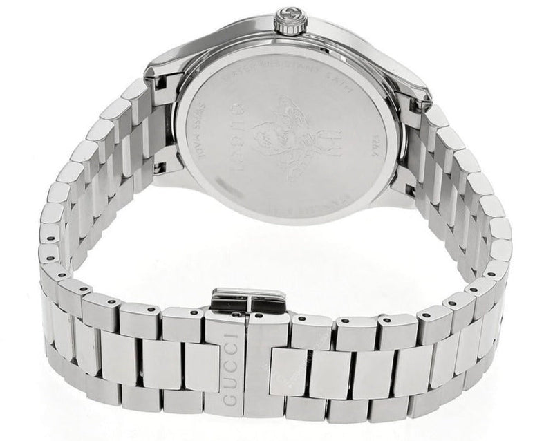 Shop Gucci G Timeless Quartz Turquoise Dial Silver Steel Strap Unisex Watch - YA1265044 in USA