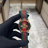 Gucci G Timeless Quartz Green & Red Dial Green & Red NATO Strap Watch For Men - YA126487A Buy Now By Gucci