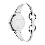 Shop Gucci Guccissima Diamonds Mother of Pearl Dial Silver Steel Strap Watch For Women - YA134303 in USA