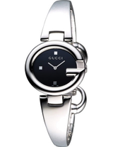 Gucci Guccisima Quartz Black Dial Silver Steel Strap Watch For Women - YA134501 Buy Now By Gucci