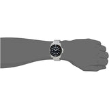 Shop Gucci Dive Analog Black Dial Silver Steel Strap Watch For Men - YA136208 in USA