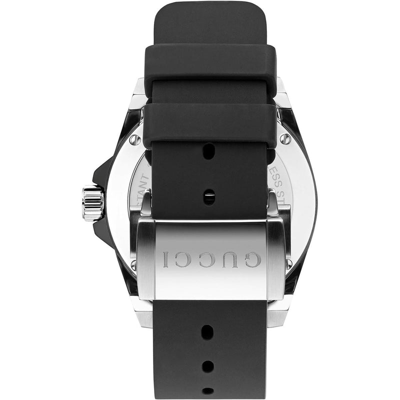 Shop Gucci Dive Quartz Black Dial Black Rubber Strap Watch For Men - YA136303 in USA