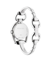 Gucci Horsebit Collection Quartz Brown Dial Silver Steel Strap Watch For Women - YA139501 Buy Now By Gucci