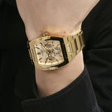 Guess Phoenix Multi Function Gold Dial Gold Steel Strap Watch for Men - GW0456G2 Buy Now By Guess