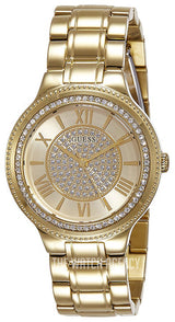 Guess Madison Diamonds Gold Dial Gold Steel Strap Watch for Women - W0637L2 Buy Now By Guess