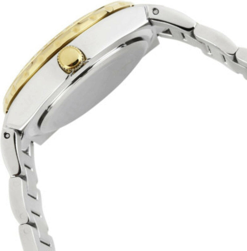 Guess Viva Diamonds Silver Dial Two Tone Steel Strap Watch for Women - W0111L5 Buy Now By Guess