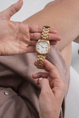 Guess Luna White Dial Rose Gold Steel Strap Watch for Women - GW0308L3 Buy Now By Guess